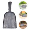 Kichvoe Forged Iron Fireplace Shovel Heavy Duty Ash Coal Shovel