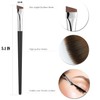Fine Angled Eyeliner Brushes, JASSINS Precision Gel Eye Liner Brush,Synthetic