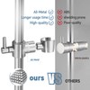 Shower Slide Bar Adjustable Handheld Shower Head Holder Wall Mount