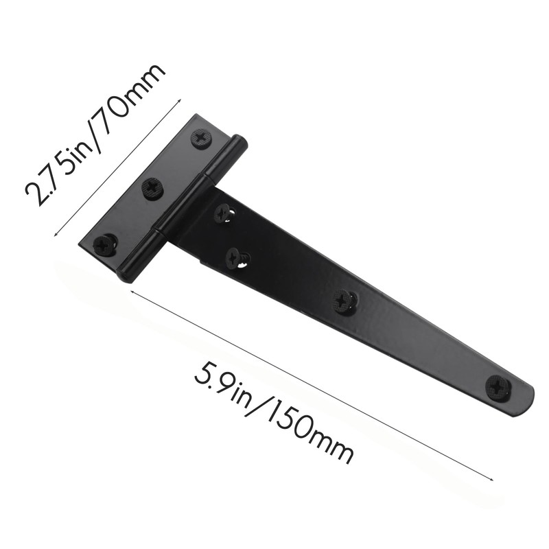 POOSR 4 PCS 6 Inch Heavy Duty Door Hinges -