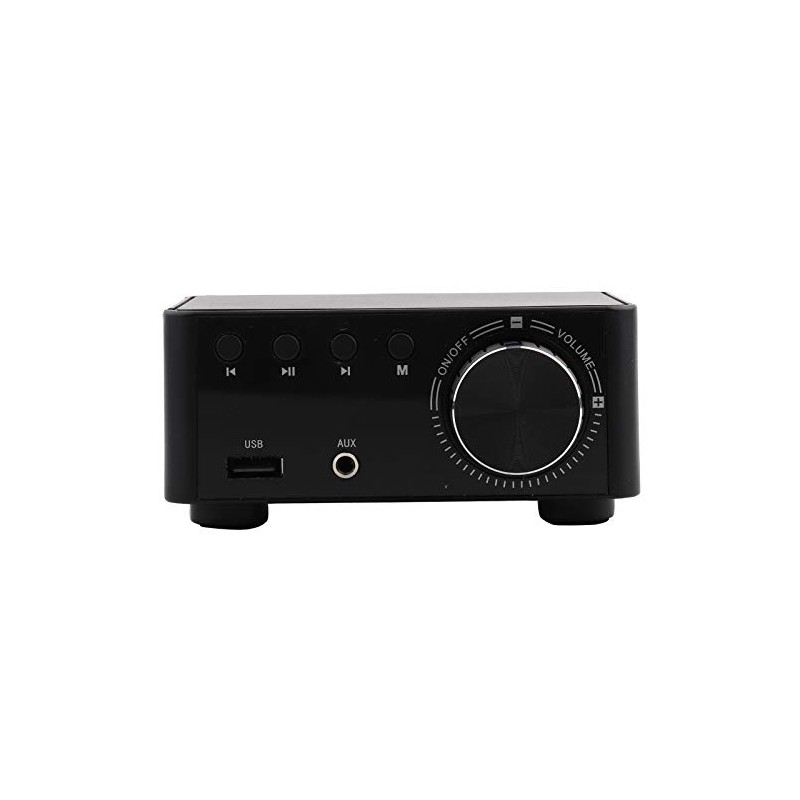 Amplificador Digital Bluetooth 5.0, Audio Estéreo de 2 Canales, Receptor
