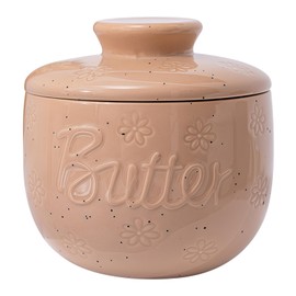 Butter Crock for Counter with Water Line, French Butter Keeper Butter Dish