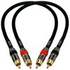 CNCESS CESS-163-1f Low Noise 12 Gauge Premium RCA Audio Line