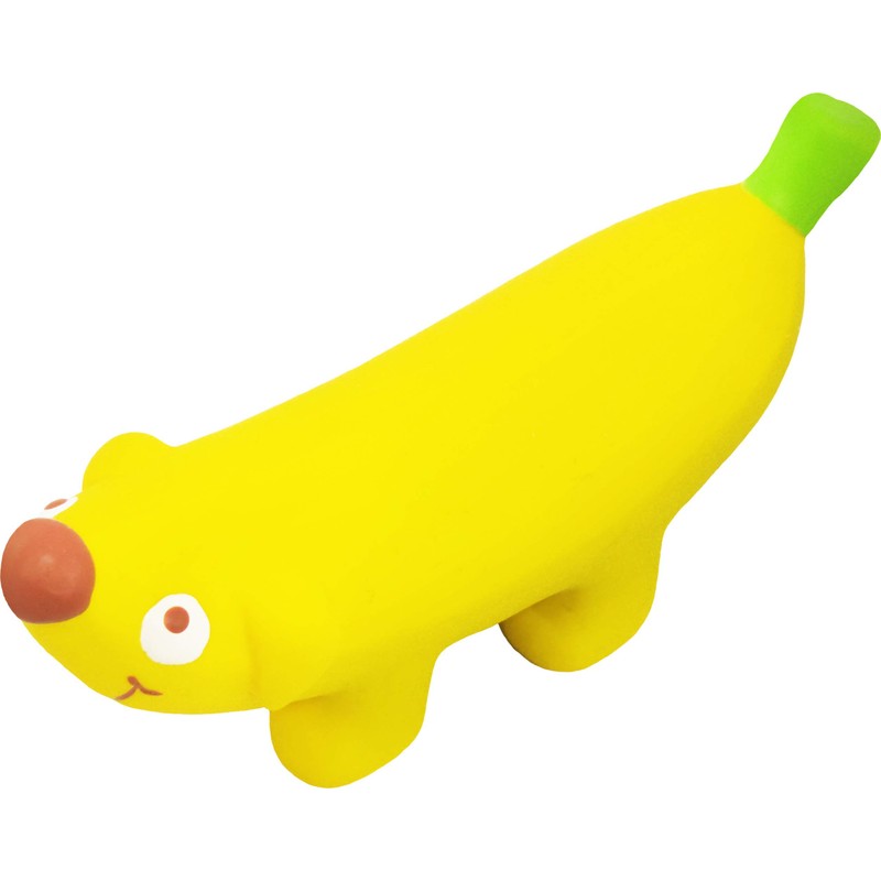 PLATZ PET SUPPLIS&FUN Dog Toy Banana Dog Yellow