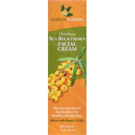 Seabuckwonders Organic Sea Buckthorn Facial Cream, 1 Ounce