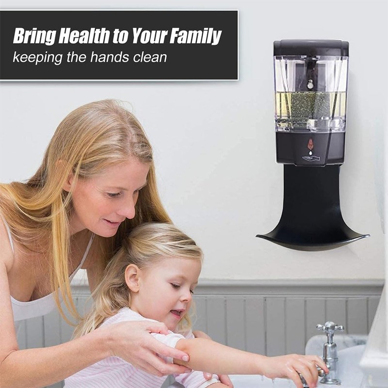 MAGICLULU 4 Pcs Automatic Soap Dispenser Drip Trays Wall Mounted