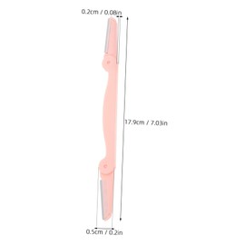 Healeved 3pcs Foldable Double- Eyebrow Trimmer Makeup Tool for Women Compact Eyebrow for Precise Grooming for Travel and Everyday Use