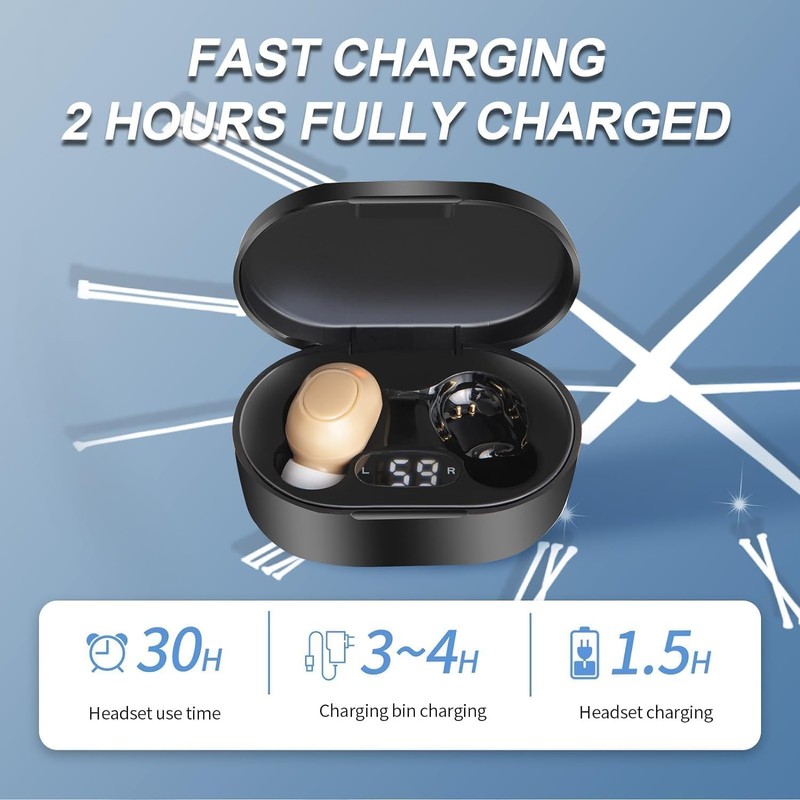 CIS Hearing Aids, Miniature Hearing Amplifiers for Adults with Noise