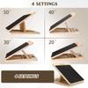 Slant Board for Calf Stretching, 4 Position Adjustable Incline Board