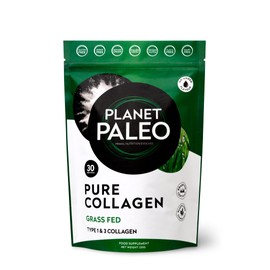 Pure Collagen Powder (30 Servings, 225g) | for Healthy Skin, Joints, and Gut Health | Grass Fed, Non-GMO and Gluten-Free Bovine Collagen