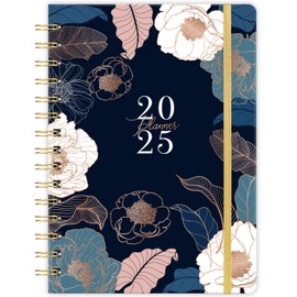 2025 Planner - Planner 2025, Jan.2025 - Dec.2025, 6.4" x 8.5", 2025 Planner Weekly and Monthly with Tabs, Back Pocket + Thick Paper - Engraved