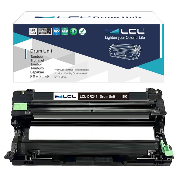 LCL Remanufactured Black Drum Unit DR-241 DR241CL DR-241CL (1 Black)
