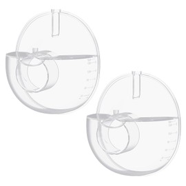 2pcs Collector Set Compatible with Momcozy M5 Breast Pump, Replacement Pump Parts Accessories Compatible for M5 Momcozy