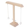 Hook and Ring Game Beautiful Wooden Interactive Desktop Toss Game