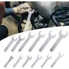 Biqing 12 Piece Spanner Set, 2mm Ultra Thin Open End
