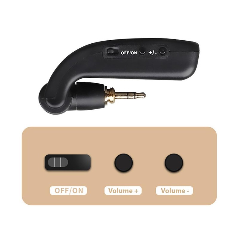 summina 2.4G Wireless Guitar System Rechargeable Portable Transmitter Receiver Set