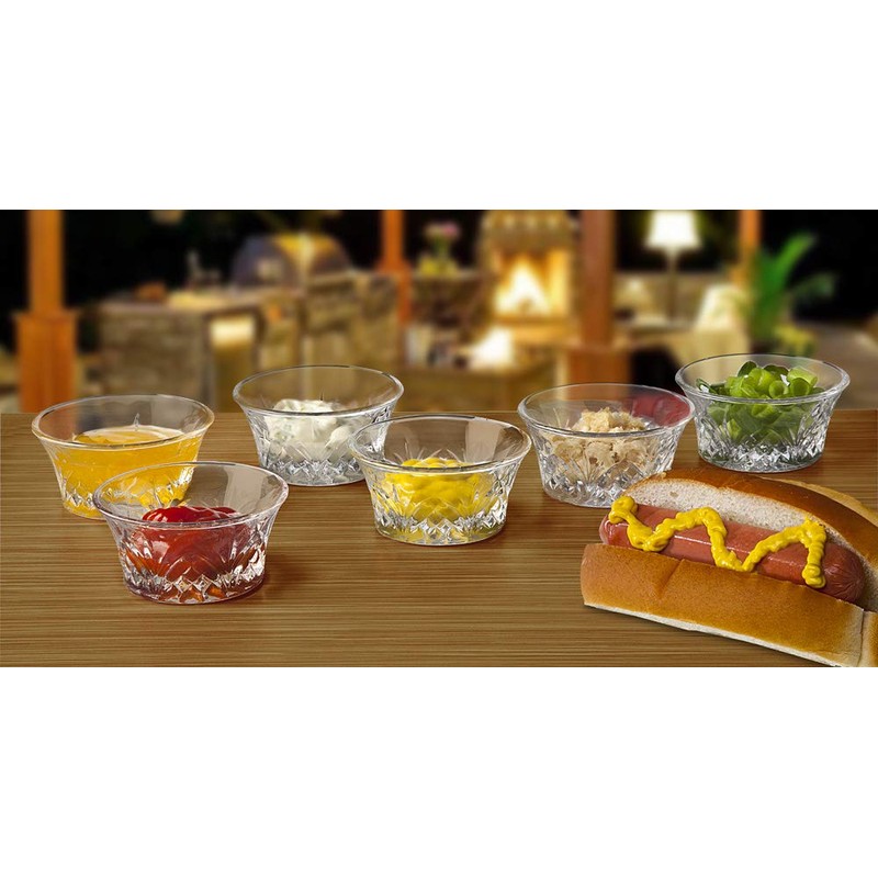 Godinger Bowl Set - Mini Crystal Prep, Dip, Dessert, Bar