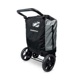 WONDERFOLD Stroller Wagon Travel Cover Featuring Front Storage Pocket, Inner Storage Pocket for Rear Basket and Canopy, and an Optional Wheel Cover (Fits Only W2)