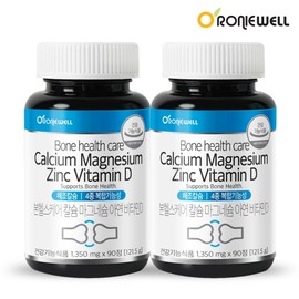 Roniwell Bone Healthcare Calcium Magnesium Zinc Vitamin D (1,350mg x 90 Tablets) / 로니웰 본헬스케어 칼슘마그네슘아연비타민D (1,350mg×90정)