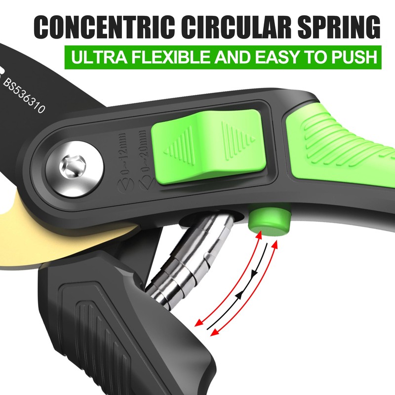 B BOSI TOOLS 8.5" Bypass Pruning Shears Gardening Scissors Pruners