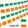 HIXNUG 2Pcs Irish Flag Bunting Rectangular Double Sided Irish Bunting