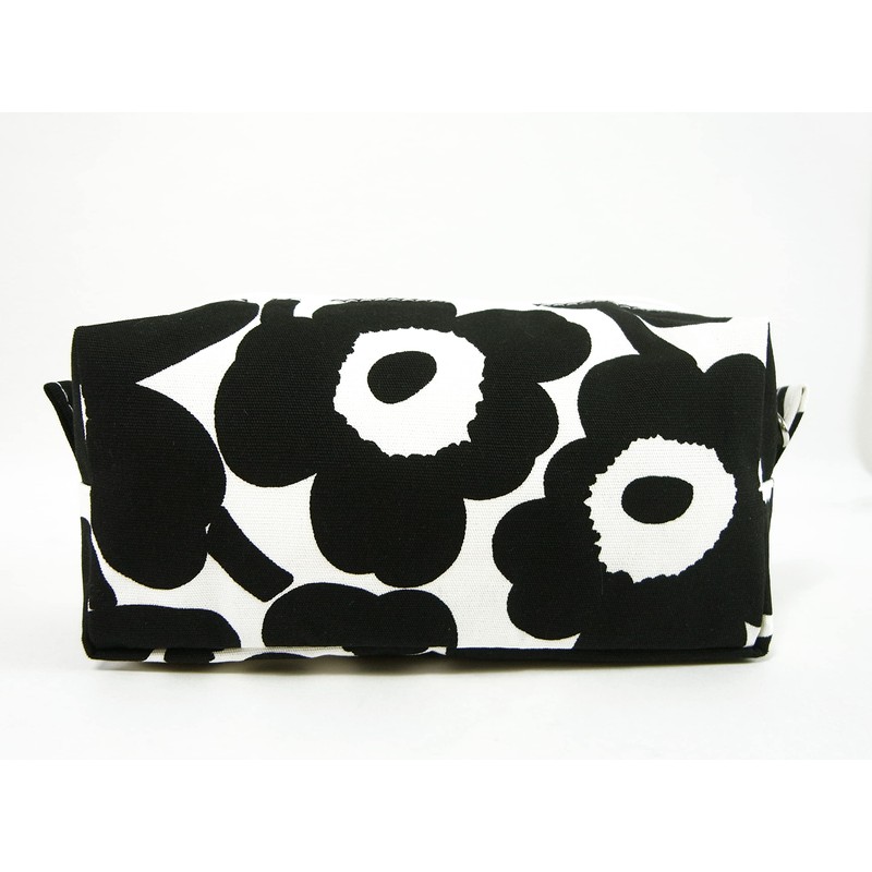 Marimekko 071294 190 MA-591 Mini Unikko Pouch White x Black