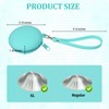 Green Silicone Nipple Shield Case, Silver Nursing Cups Case, Portable