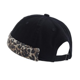 Gvatasz Black Beanie Retro Rolled Cuff Skullcap Summer Brimless Docker Cap Sailor Fisherman Leon Hats Landlord Hat,Black