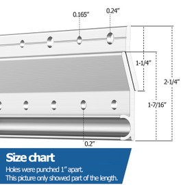 French Cleat Hanger Heavy Duty 42" - 200 lb 2 Pack - Mirror Hanging Brackets Hardware Kit - Aluminum Wall Hangers for Pictures, Cabinet, Panels, White Board,Art, Shelf,Headboard Frame