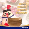 JOLLY CHEF 250 Pack 1/4 Lb Paper Food Trays, Disposable