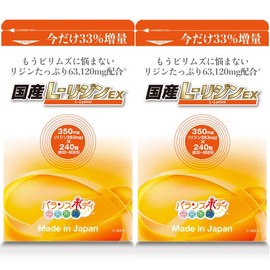 リジン サプリメント 国産 L-リジンEX サプリ GMP国内工場製造 2袋セット (480粒)