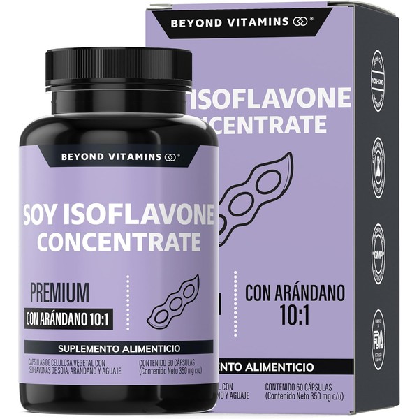Beyond Vitamins | Soy Isoflavone Concentrate Premium | Concentrado de