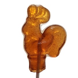 Sriracha Hot Sauce Flavored Rooster-Shaped Lollipop