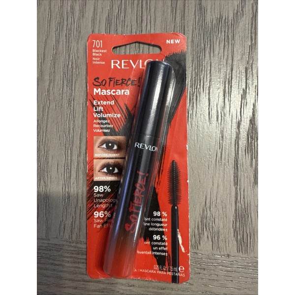 Revlon So Fierce! Mascara Shade 701 Blackest Black Extend Lift