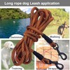 BTINESFUL Dog Tie Out, Check Cord Long Tether Rope Leash,