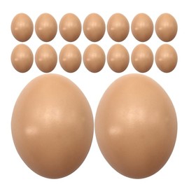 Healifty 20 Pcs Plastic Easter Eggs 2.2 Inch Paintable Eggs Blank Easter Hunt Gifts for DIY Painting Crafts Party Decor