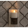 Luminara Flameless Nightlight Electric Plug-in Candle (White, 3.8 Inches Tall),
