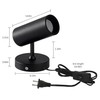 Aisilan LED Adjustable Wall Spotlight, 12W Plug-in Wall Sconce, Directional