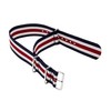 Buran01 VK com Military Nylon Watch Strap Blue/White/Red 20 mm