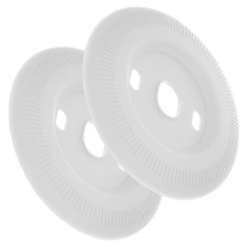 IWOWHERO 2pcs Thermostat Wall Plate Cover Trim Kit Protective Plates Compatible Nest Thermostat Stylish Design for Easy Cleaning and Maintenance Fit for Home Use