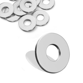 Hexizexi Pack of 120 Body Washers M6 x 12 mm Stainless Steel Flat Washers for Household Repairs Screws Bolts Nuts