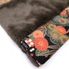 SUMI Japanese Fabric and Faux Fur Warm Ring Scarf for