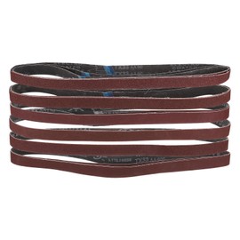 sourcing map 12pcs 1 x 42" Sanding Belts 2pcs Each of 60/80/120/150/240/400 Grit Aluminium Oxide Flush Joint Belt Sander Paper for Metal Woodworking Automotive Repair