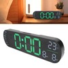 Digital Wall Clock Large Display with Remote Control Auto Brightness