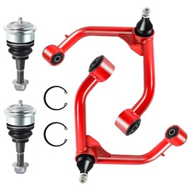STZJAYE Front Upper Control Arms Compatible with Ram 1500 2009-2024 2WD/4WD - Adjustable Tubular Arms w/Ball Joints for 2-4" Lift | Easy Installation