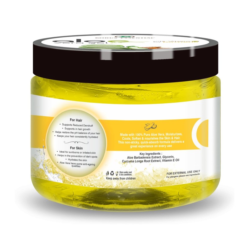 Pure Aloe Vera Gel With Turmeric and Vitamin E |