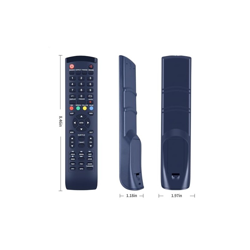 CLVIZCXOM Universal TV Replacement Remote Control Compatible with Dyon Smart