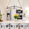 LNC Rustic Kitchen Island Lighting, 3-Light Farmhouse Chandelier for Dining