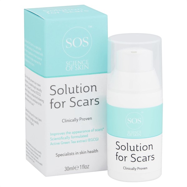Science of Skin Solution for Scars-Clinically Proven Active Scar Cream. Reduces The Appearance of Old & New Scars. Clinically Proven to Reduce The Appearance of Scarring. Patent Protected Technology