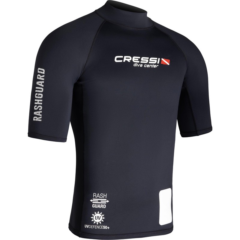 Cressi Men's Man Black Dive Center Men s Rash Guard